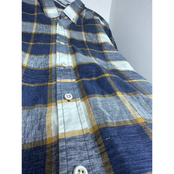 ROWM Shirt Mens XL Casual Pocket Button Down Short Sleeve Lot of 2 plaid - Picture 5 of 16